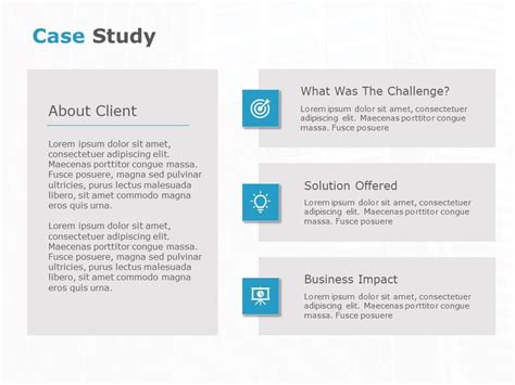 Consulting case study presentation examples